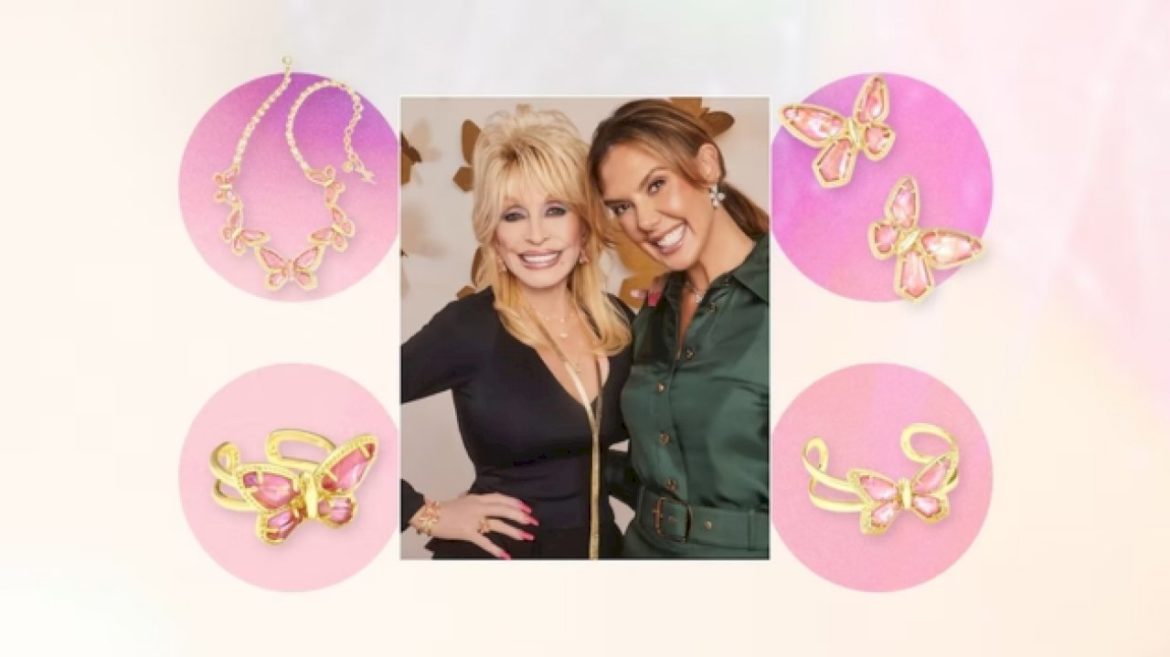 dolly-parton-+-kendra-scott-unveil-butterfly-filled-jewelry-collection