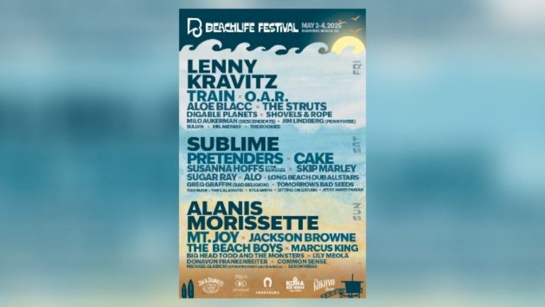 lenny-kravitz,-pretenders,-jackson-browne-confirmed-for-california’s-beachlife-festival