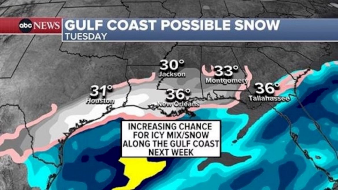 rare-gulf-coast-winter-storm-may-hit-next-week:-latest-forecast