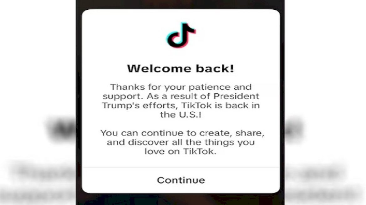 tiktok-thanks-trump-after-it-begins-restoring-service-to-us-users