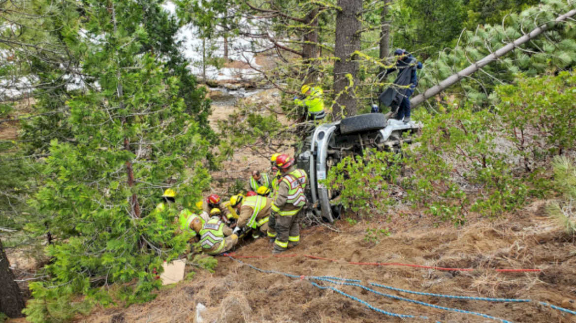 california-driver-and-dog-rescued-after-spending-night-trapped-in-crushed-truck