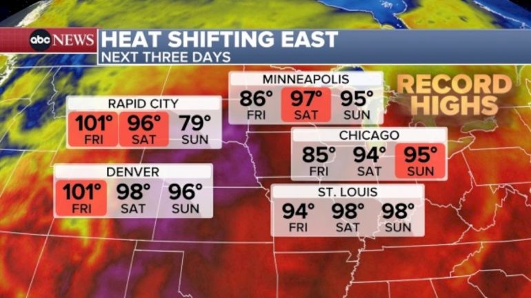 record-shattering-heat-wave-hitting-wide-swath-of-us:-latest-forecast
