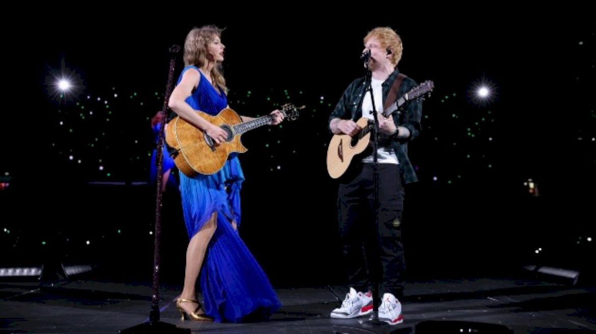 ed-sheeran-and-kylie-kelce-say-taylor-swift-is-the-‘cheat-code’-to-hype-any-crowd