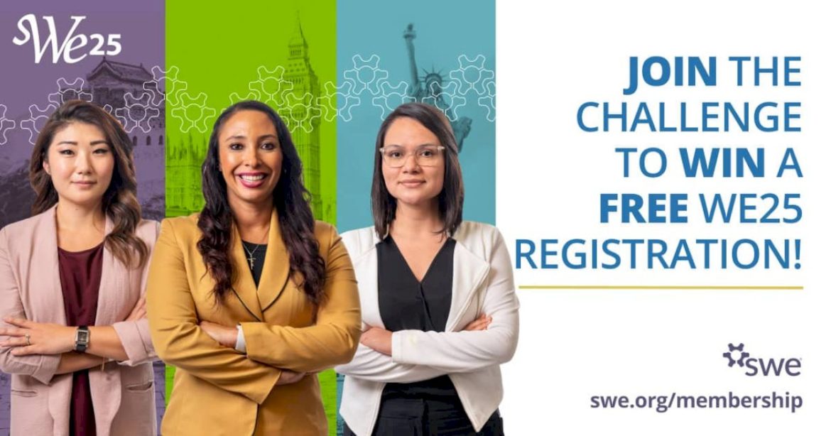 join-the-#oneswe challenge to-win-a-we25-registration!