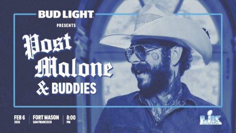 post-malone-will-‘maybe,-definitely’-debut-new-music-at-bud-light-super-bowl-event
