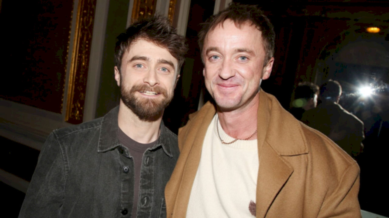 ‘harry-potter’-stars-daniel-radcliffe,-tom-felton-reunite-on-broadway
