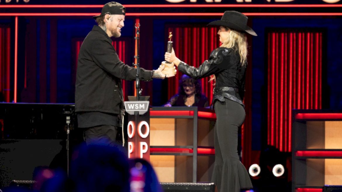 lainey-wilson-officially-inducts-jelly-roll-into-the-grand-ole-opry