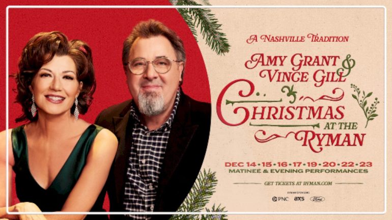 ‘the-whole-world’-is-invited-for-christmas-at-the-ryman-with-vince-gill-and-amy-grant