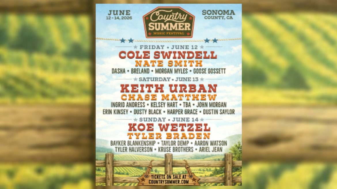 keith-urban,-koe-wetzel-and-cole-swindell-bring-country-music-to-the-wine-country