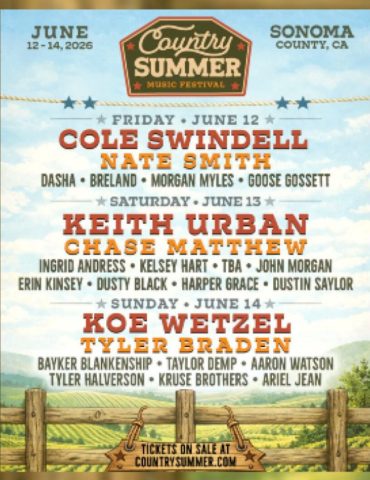 keith-urban,-koe-wetzel-and-cole-swindell-bring-country-music-to-the-wine-country