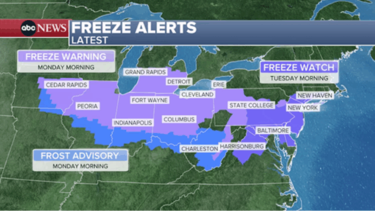 freeze-alerts-issued-as-temperatures-plunge-in-the-east-after-summer-like-spell