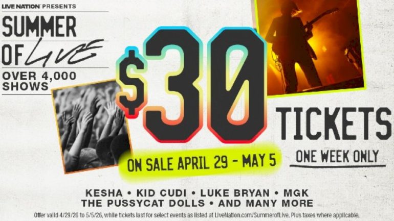 get-$30-for-rod-stewart,-train,-sarah-mclachlan-and-more-with-live-nation’s-summer-of-live-promo