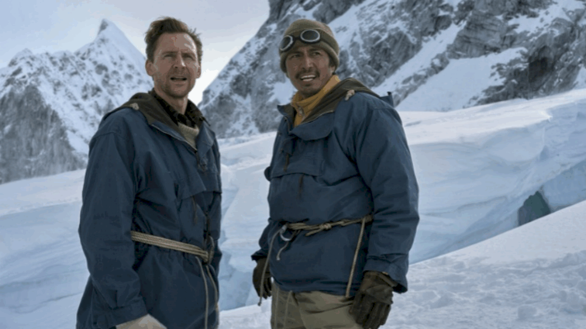 tom-hiddleston,-genden-phuntsok-on-the-journey-of-climbing-mount-everest-in-‘tenzing’