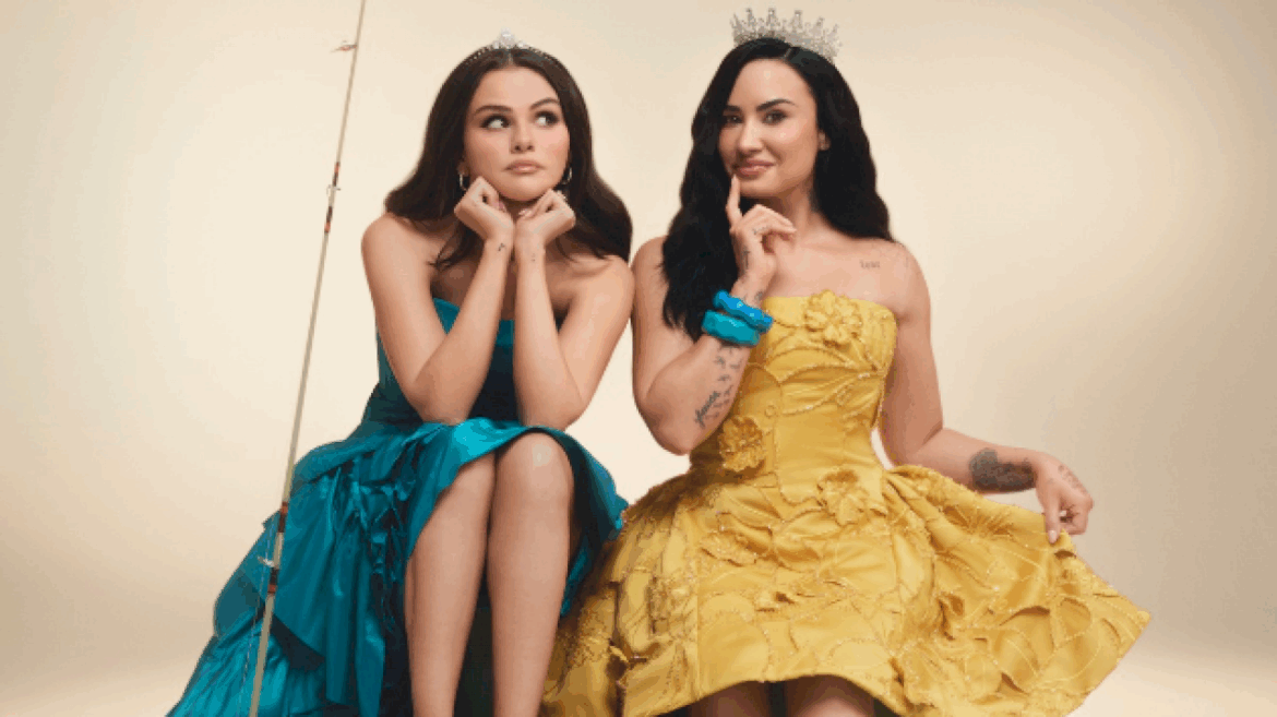 selena-gomez,-demi-lovato-recreate-‘princess-protection-program’-in-new-photos